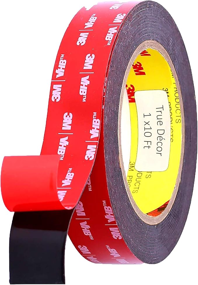 3M Mounting Tape VHB Heavy Duty Double-Sided 1 in x 60 in
