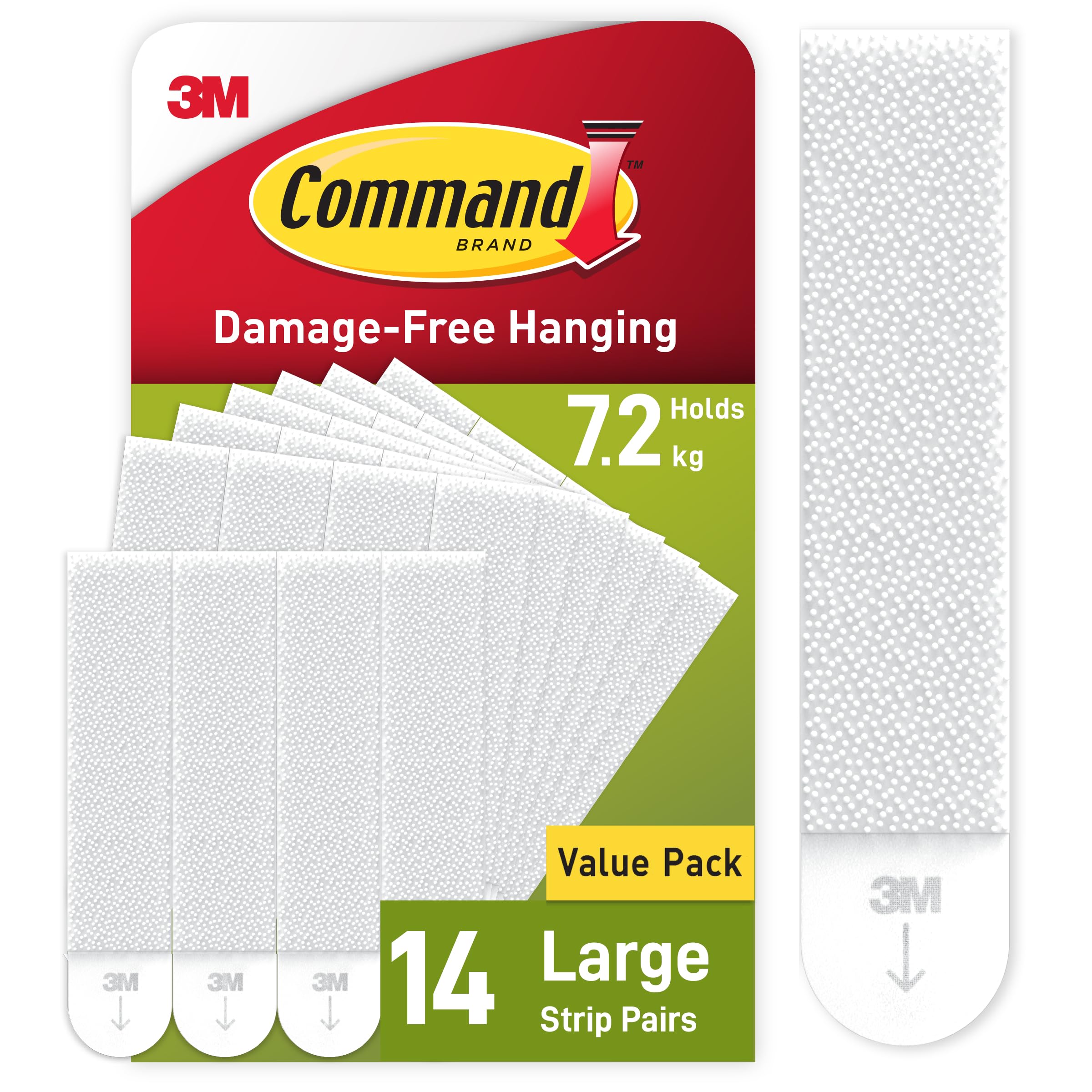 Command Mounting Strips Picture Hanging Large 14 Pairs