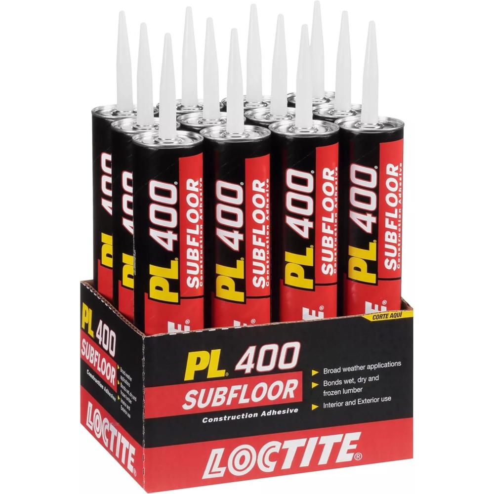 Loctite Construction Adhesive PL500 Subfloor & Deck 10 oz