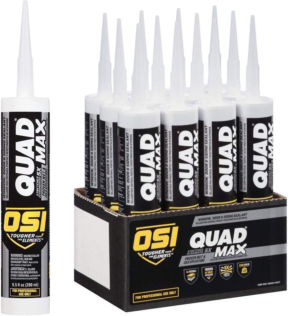 OSI Sealant Quad Max Window Door Siding 9 oz